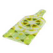 Hellgelbe grüne Sommer-Star Dopamin-Dekoration Schneidebrett (Ecke)