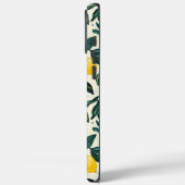 Hellgelbe Lemon Gemustert Case-Mate iPhone Hülle (Rückseite / Links)