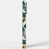 Hellgelbe Lemon Gemustert Case-Mate iPhone Hülle (Rückseite / Rechts)