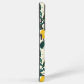 Hellgelbe Lemon Gemustert Samsung Galaxy Hülle (Rechte Seite)