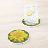 Hellgelbe Marigold-Untersetzer Sandstein Untersetzer (Seite)
