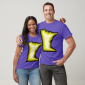 Hellgelbe Minnesota Oversifiziert T-Shirt (Unisex)