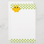 Hellgelbe Ochse Briefpapier (Vorne/Hinten)