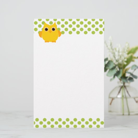 Hellgelbe Ochse Briefpapier (Stehend Vorderseite)