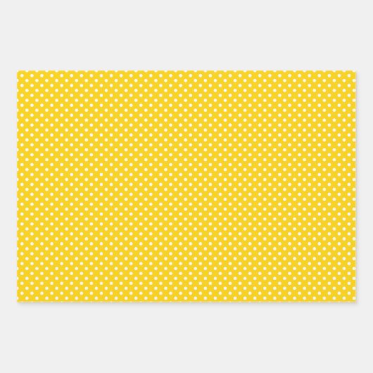 Hellgelbe Papiertücher Geschenkpapier Set (Vorderseite 2)