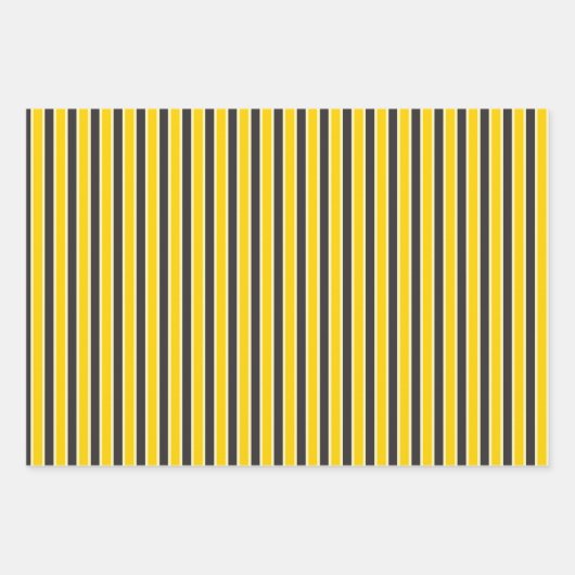 Hellgelbe Papiertücher Geschenkpapier Set (Vorderseite)