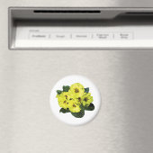 Hellgelbe Primrosen Magnet (In Situ (Geschirrspüler))