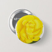 Hellgelbe Rose, Mutter des Brautknopfes Button (Vorne & Hinten)