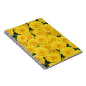 Hellgelbe Rose Notizblock (Rechte Seite)