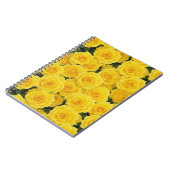 Hellgelbe Rose Notizblock (Linke Seite)