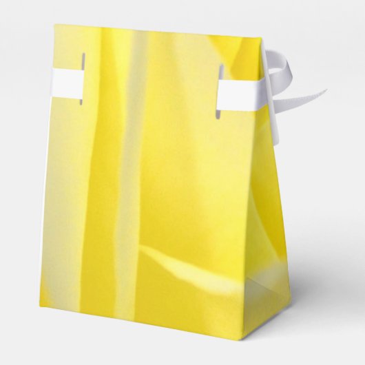 Hellgelbe Rosenhochzeit Geschenkschachtel (Rückseite)