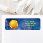 Hellgelbe Sonne - unser Stern mit dem Namen Sunspo (Insitu)