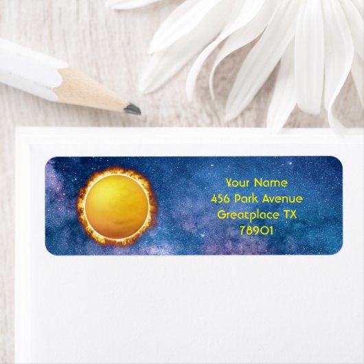 Hellgelbe Sonne - unser Stern mit dem Namen Sunspo (Insitu)