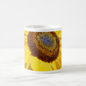 Hellgelbe Sonnenblume Kaffeetasse (Mittel)
