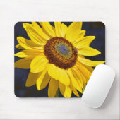 Hellgelbe Sonnenblume Mousepad (Mit Mouse)