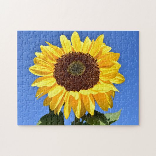 Hellgelbe Sonnenblume Puzzle (Horizontal)