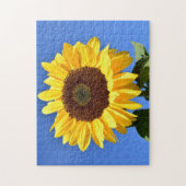 Hellgelbe Sonnenblume Puzzle (Vertikal)