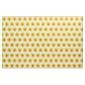 Hellgelbe Sonnenblumen Blumengestelle Stoff (Yard (91,4 cm))