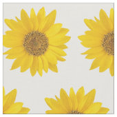 Hellgelbe Sonnenblumen Blumengestelle Stoff (Nahaufnahme)