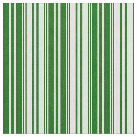 Hellgelbe und dunkelgrüne Linien Stoff (Nahaufnahme)