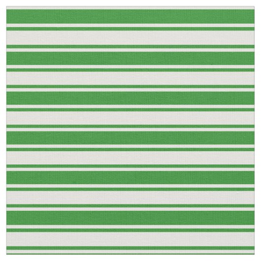 Hellgelbe und waldgrüne Linien Stoff (Nahaufnahme)