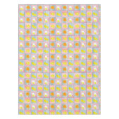 Hellgelbe Zitronen, Orangensonne, Sommerpfeifen Tischdecke (Vorderseite)