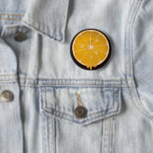 hellgelbe Zitronenscheibe Button (Beispiel)