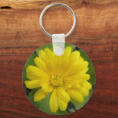 Hellgelber Marigold Schlüsselanhänger (Vorderseite)