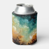 Hellgelber Nebel, dunkler Aquarell. Dosenkühler (Kanne Vorderseite)