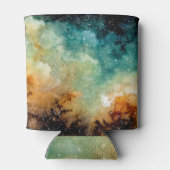 Hellgelber Nebel, dunkler Aquarell. Dosenkühler (Rückseite)