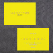 Hellgelber Nebel und Gold Visitenkarte