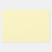 Hellgelber Polka Dot weich gestreift und fest Geschenkpapier Set (Vorderseite 3)