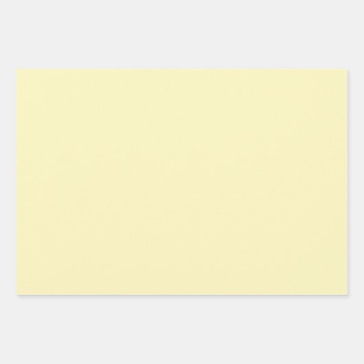 Hellgelber Polka Dot weich gestreift und fest Geschenkpapier Set (Vorderseite 3)