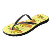 Hellgelber Poolstrand Badesandalen (Schrägansicht)