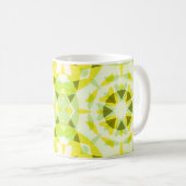 Hellgelber Sommer-Star Dopamin Deco Tee Kaffeetasse (VorderseiteRechts)