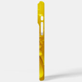 Hellgelber Spiky Dahlia Nah-up Fotografie Case-Mate iPhone Hülle (Rückseite / Links)