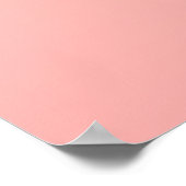 Hellgelber und rosa Farbverlauf Poster (Ecke)