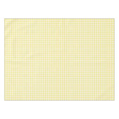 Hellgelber und weißer Gingham Tischdecke (Vorderseite (Horizontal))