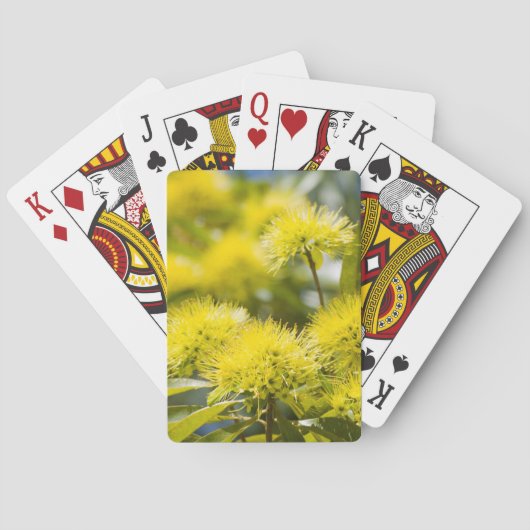 Hellgelber Viehbaum Spielkarten (Rückseite)