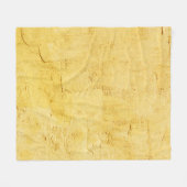 hellgelbes abstrakt strukturiertes Gips an der Wan Fleecedecke (Vorderseite (Horizontal))