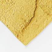 hellgelbes abstrakt strukturiertes Gips an der Wan Fleecedecke (Ecke)