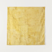 hellgelbes abstrakt strukturiertes Gips an der Wan Wandteppich (Vorderseite (Horizontal))