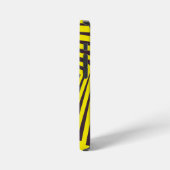 Hellgelbes Abstraktes Dschungelstil iPhone Hülle (Linke Seite)