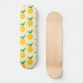 Hellgelbes Ananas-Muster Skateboard (Vorderseite)