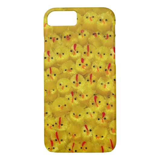 Hellgelbes Baby-Chicks-Muster Niedlich kühl modern Case-Mate iPhone Hülle (Rückseite)
