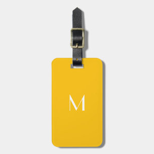 hellgelbes Bernstein - mit Monogramm Gepäckanhänge Gepäckanhänger
