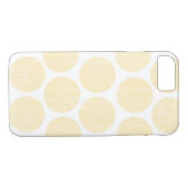 Hellgelbes beunruhigtes Tupfen iPhone 7 Case-Mate iPhone Hülle (Rückseite (Horizontal))