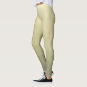 Hellgelbes, graues Ober-Farbverlaufsmuster Leggings (Links)