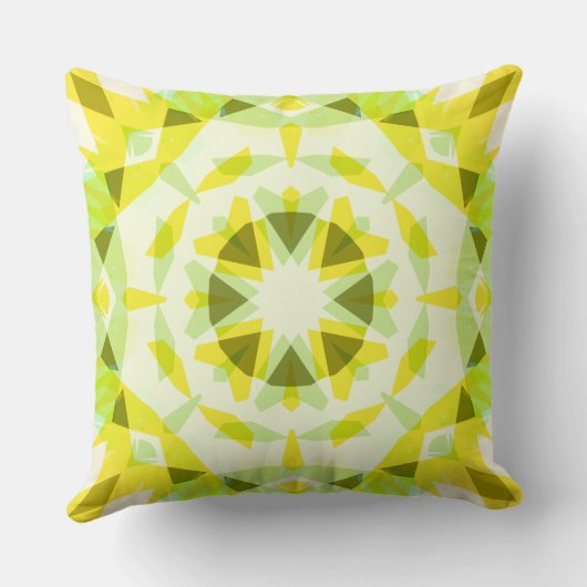 Hellgelbes Green Magic Star Summer Baby Kinderzimm Kissen (Rückseite)
