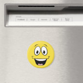 Hellgelbes Happy Lächeln Gesicht Magnet (In Situ (Geschirrspüler))
